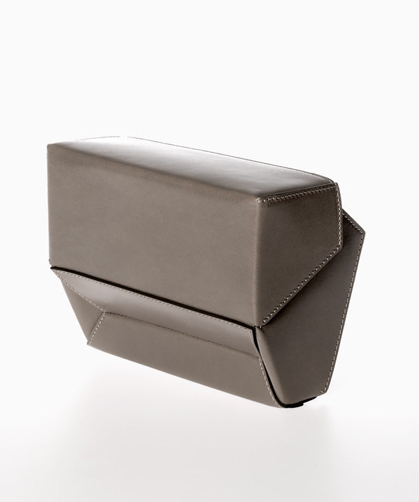 Merryl Tielman | shiny gray Debby belt/crossbody bag
