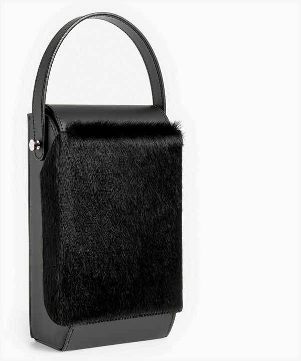 Merryl Tielman | black matte/pony Frank crossbody bag