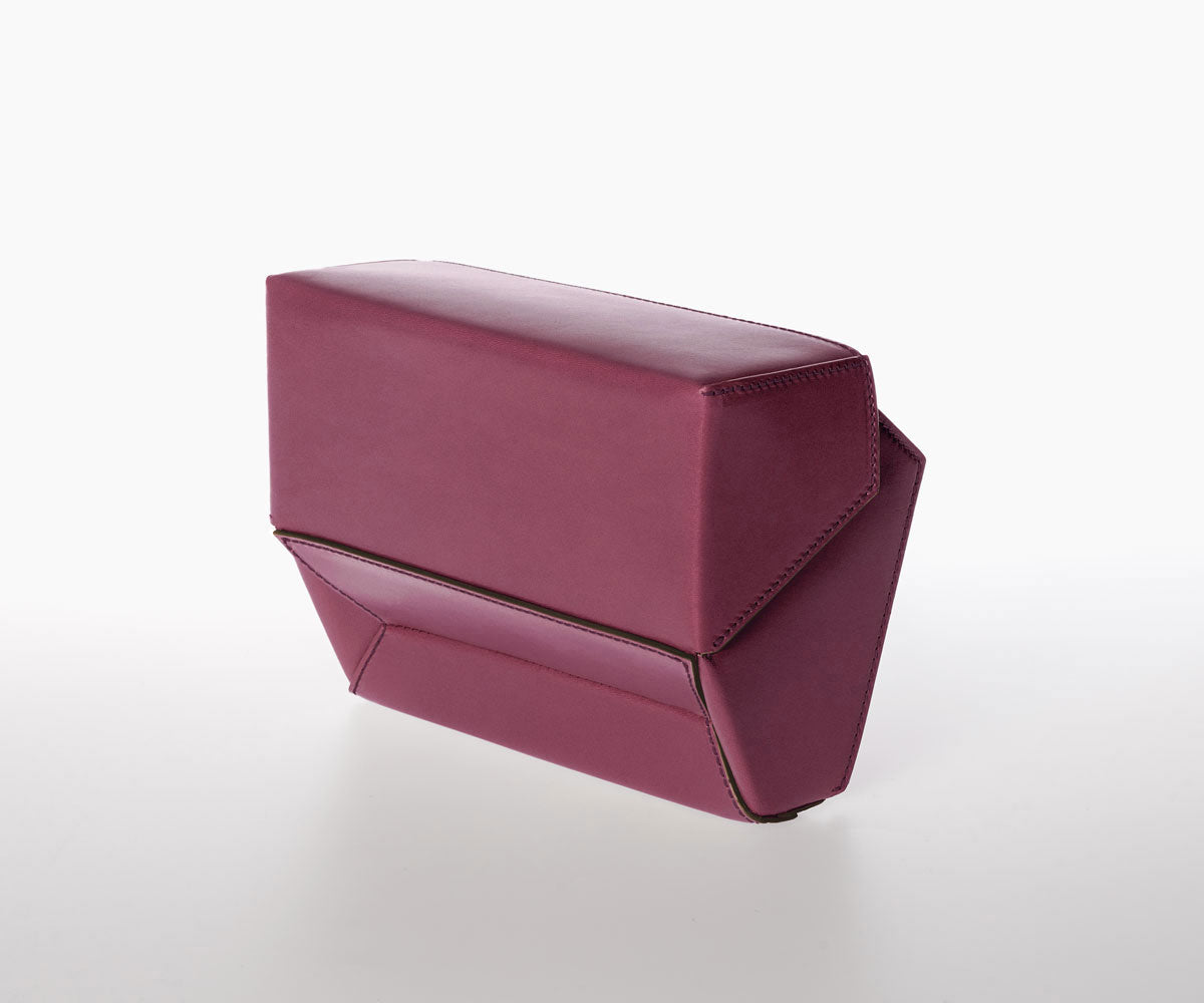 Merryl Tielman | matte berry Debby belt/crossbody bag