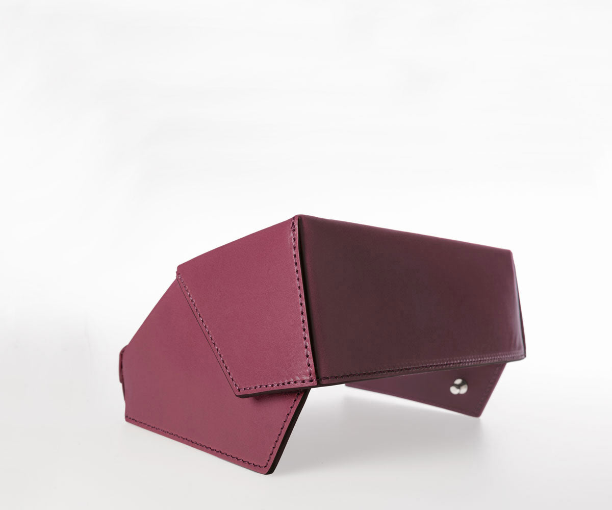 Merryl Tielman | matte berry Debby belt/crossbody bag