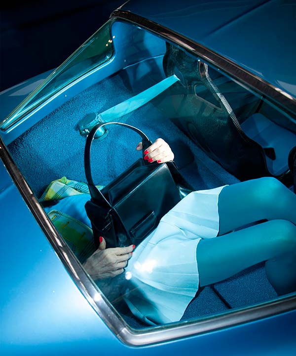 Merryl Tielman | shiny black Barbara handbag