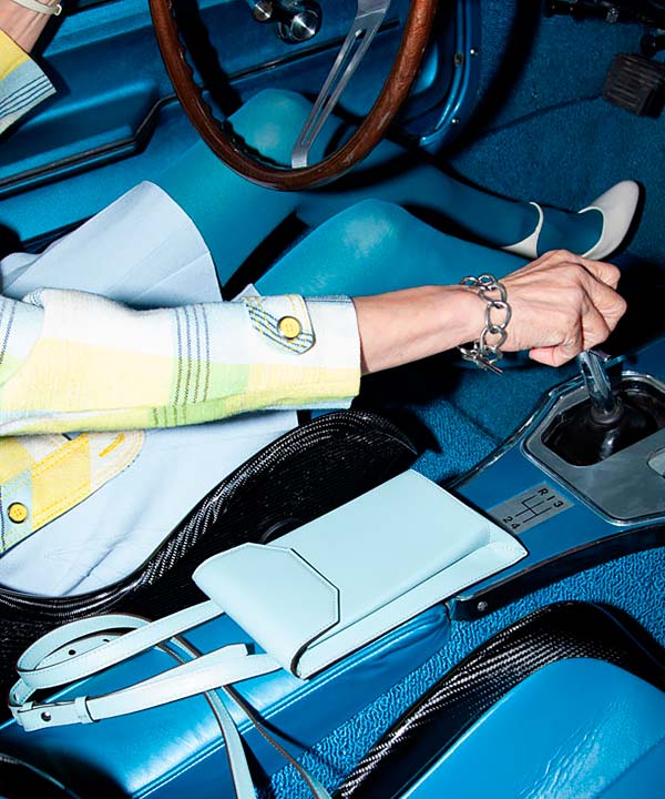Merryl Tielman | aqua Joost pouch/crossbody bag