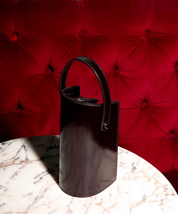Merryl Tielman | crackle aubergine Mirko crossbody/handbag