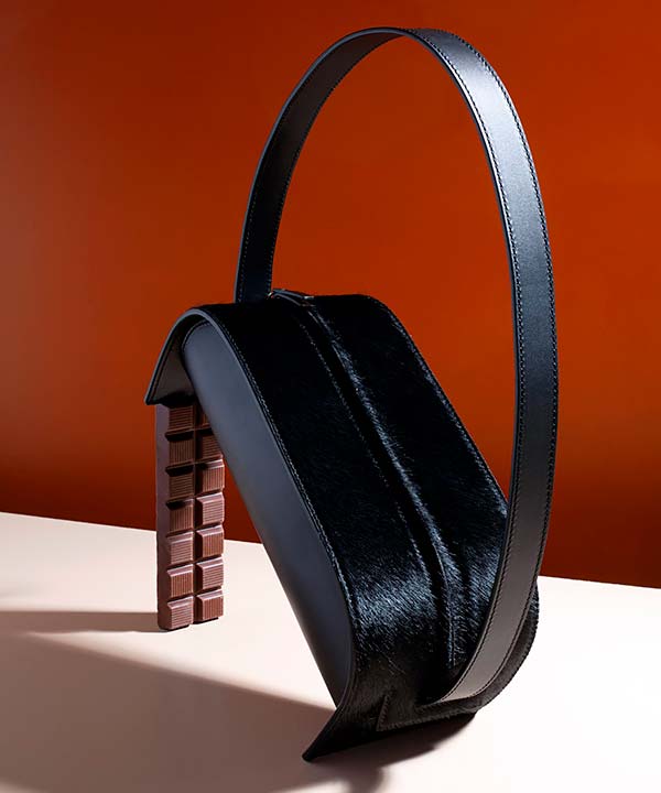 Merryl Tielman | black pony Paola hand/shoulder bag