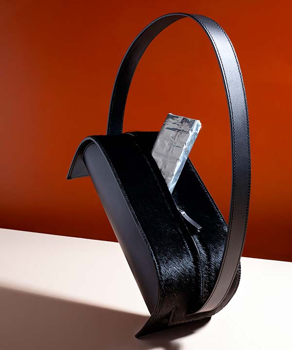 Merryl Tielman | black pony Paola hand/shoulder bag