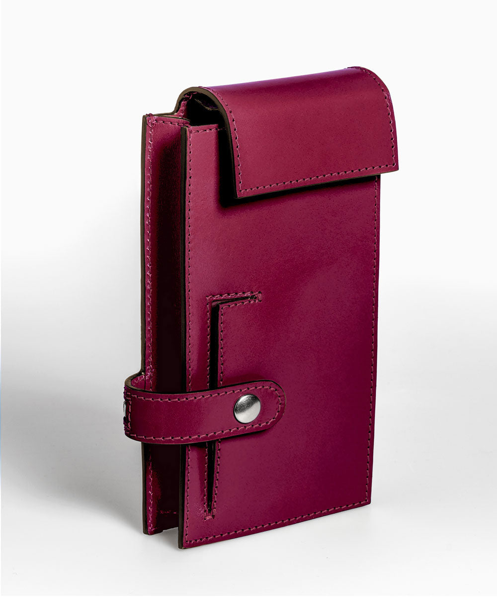Merryl Tielman | matte berry Debby belt/crossbody bag