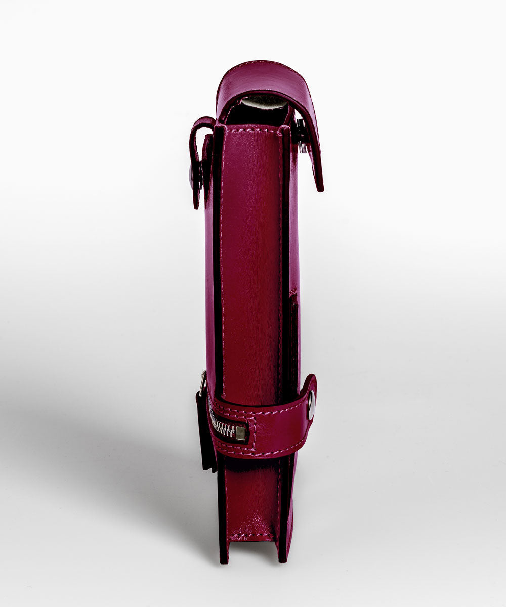 Merryl Tielman | matte berry Debby belt/crossbody bag