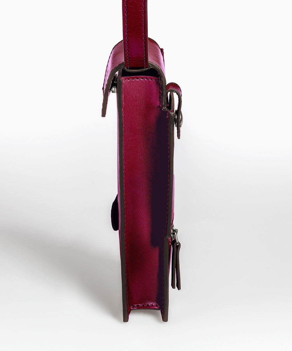 Merryl Tielman | matte berry Debby belt/crossbody bag