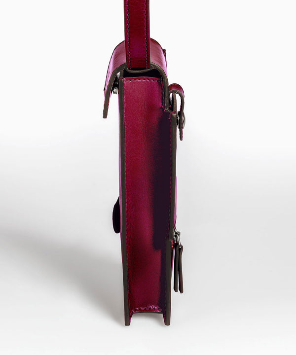 Merryl Tielman | matte berry Debby belt/crossbody bag