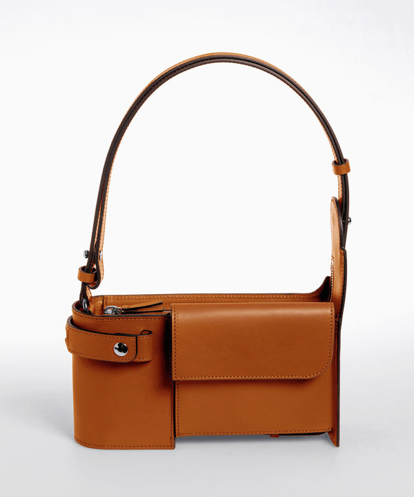 Merryl Tielman | shiny brandy Louwrens shoulder bag