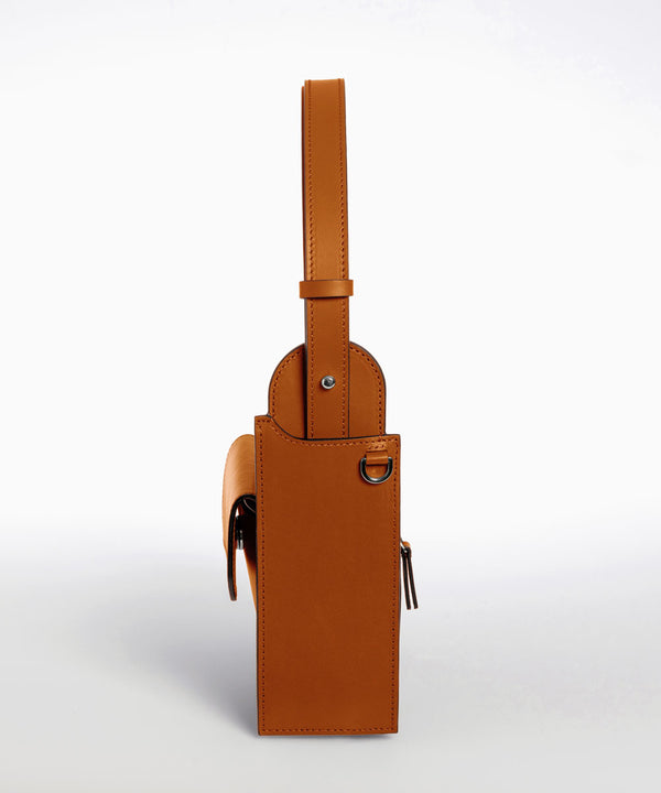 Merryl Tielman | shiny brandy Louwrens shoulder bag