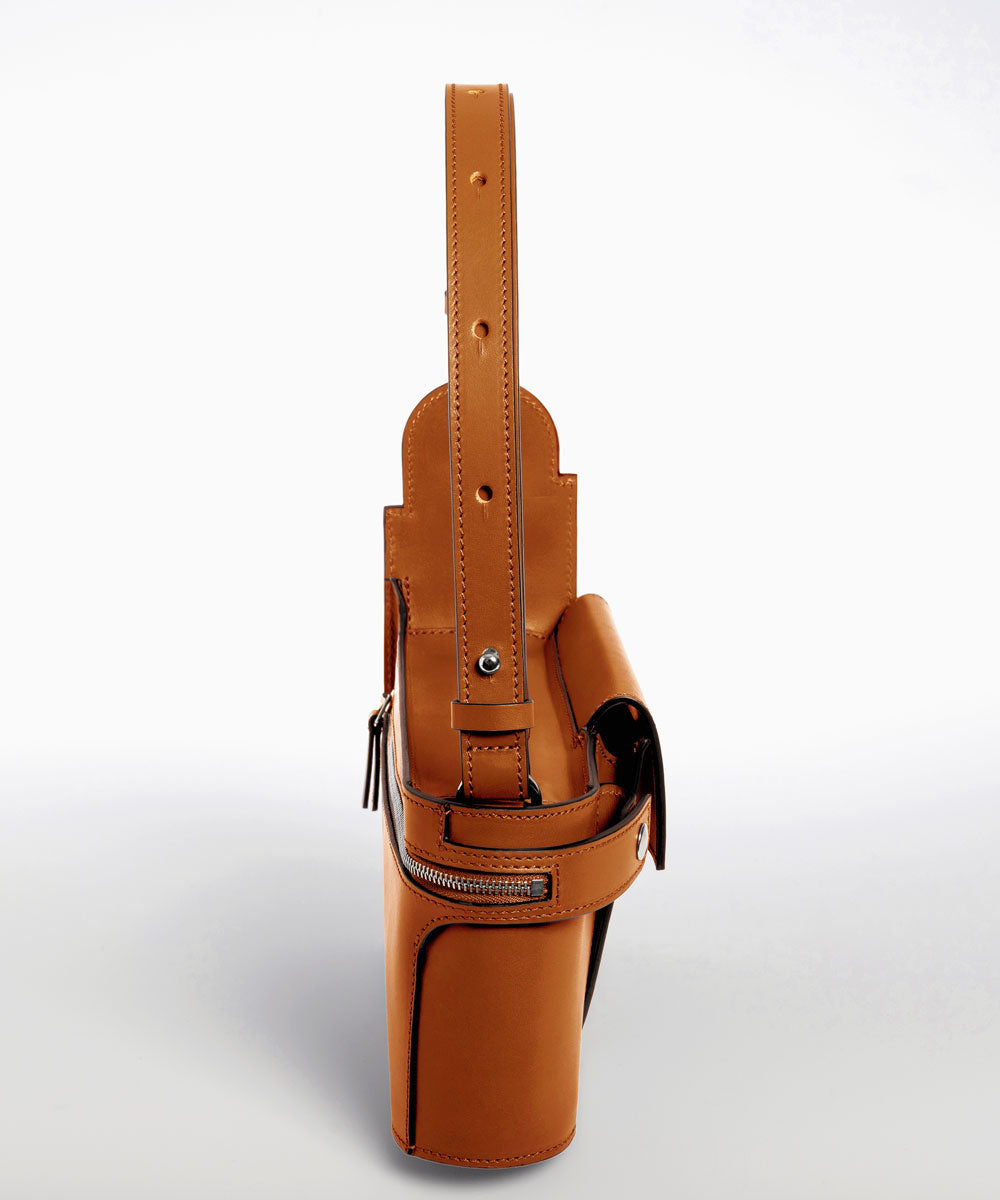 Merryl Tielman | shiny brandy Louwrens shoulder bag