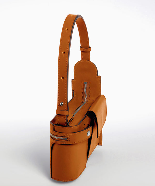 Merryl Tielman | shiny brandy Louwrens shoulder bag