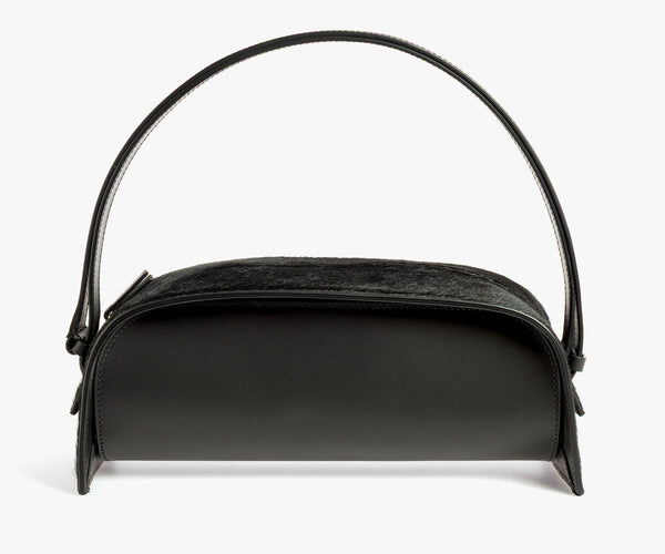 Merryl Tielman | black pony Paola hand/shoulder bag